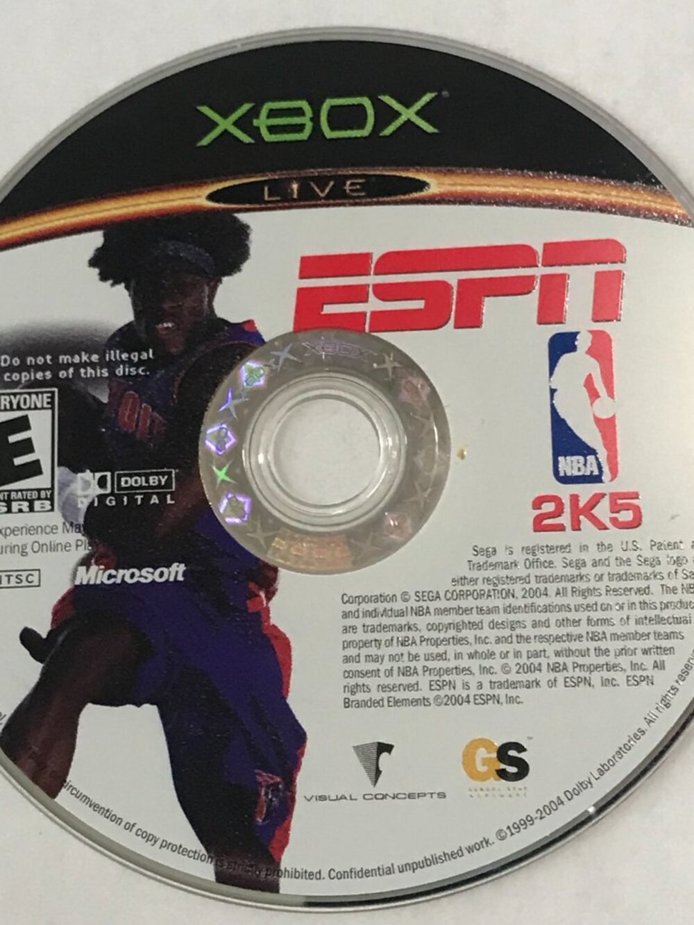 ESPN NBA 2K5 (Microsoft Xbox, 2004) Tested
